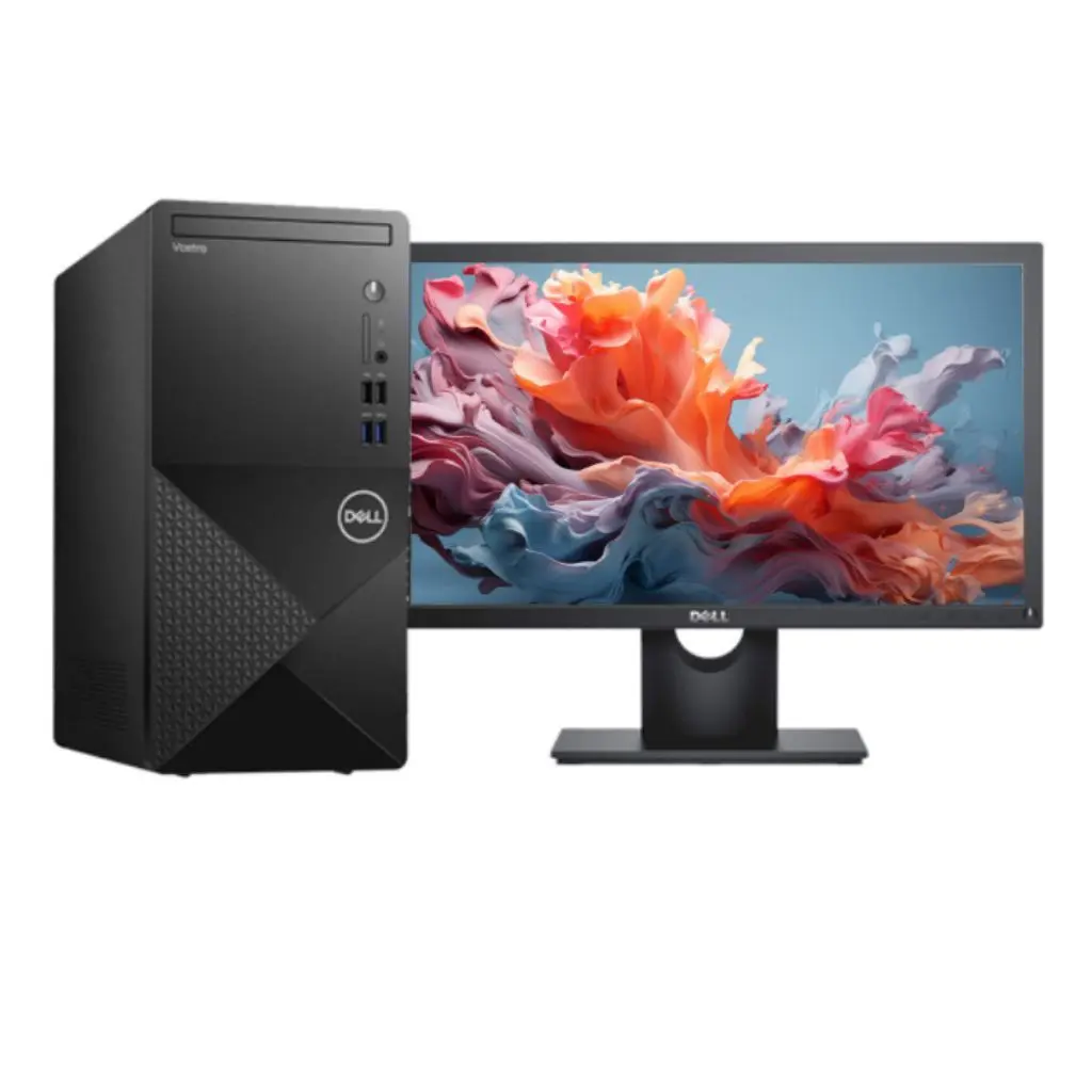 Dell Vostro 3910 (Intel Core i3 12th Gen 12100 Processor | 8GB RAM | 256GB SSD | Intel UHD Graphics | DELL E2016 20" Monitor)